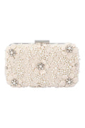 Beth Encrusted Clutch | Ivory