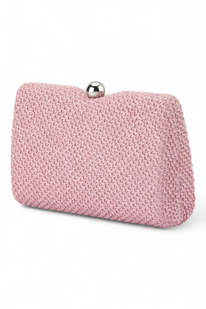 Birdie Textural Handbag | Pink