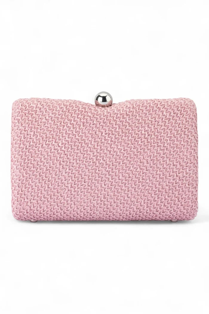 Birdie Textural Handbag | Pink