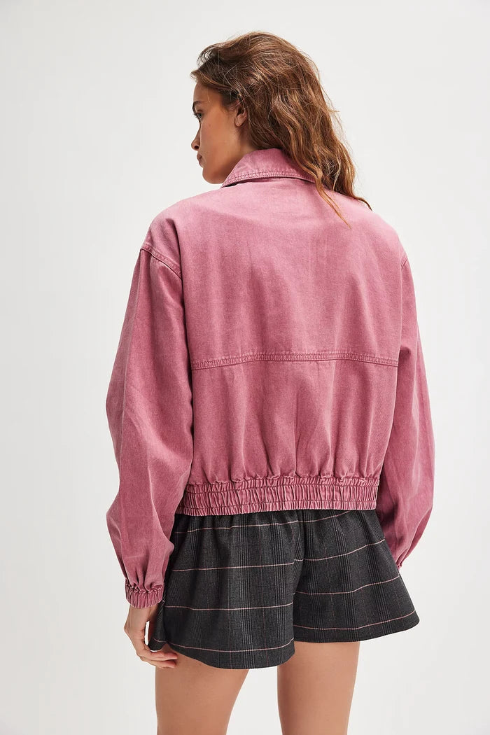 Birdie Track Jacket | Rose Rasin