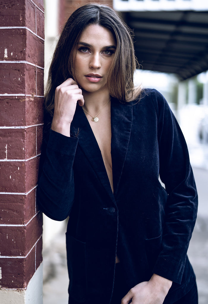 Blondie Jacket in Indigo