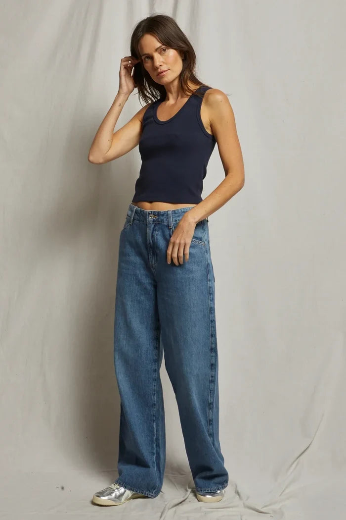 Blondie Tank | Navy
