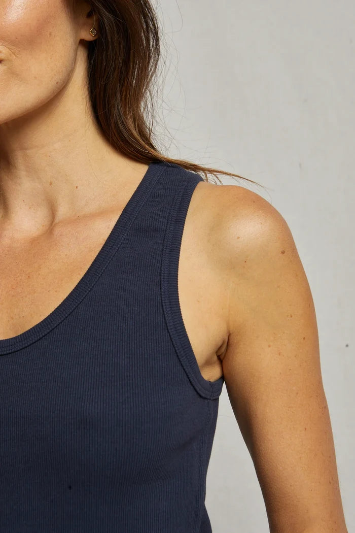 Blondie Tank | Navy