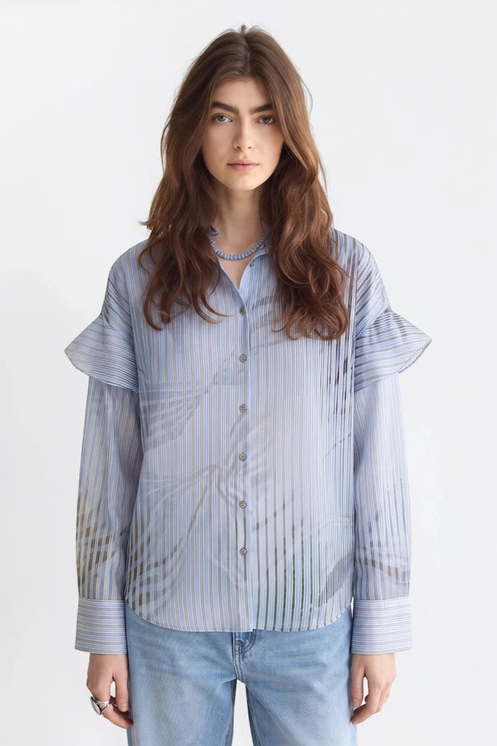Blue Leaf Blouse