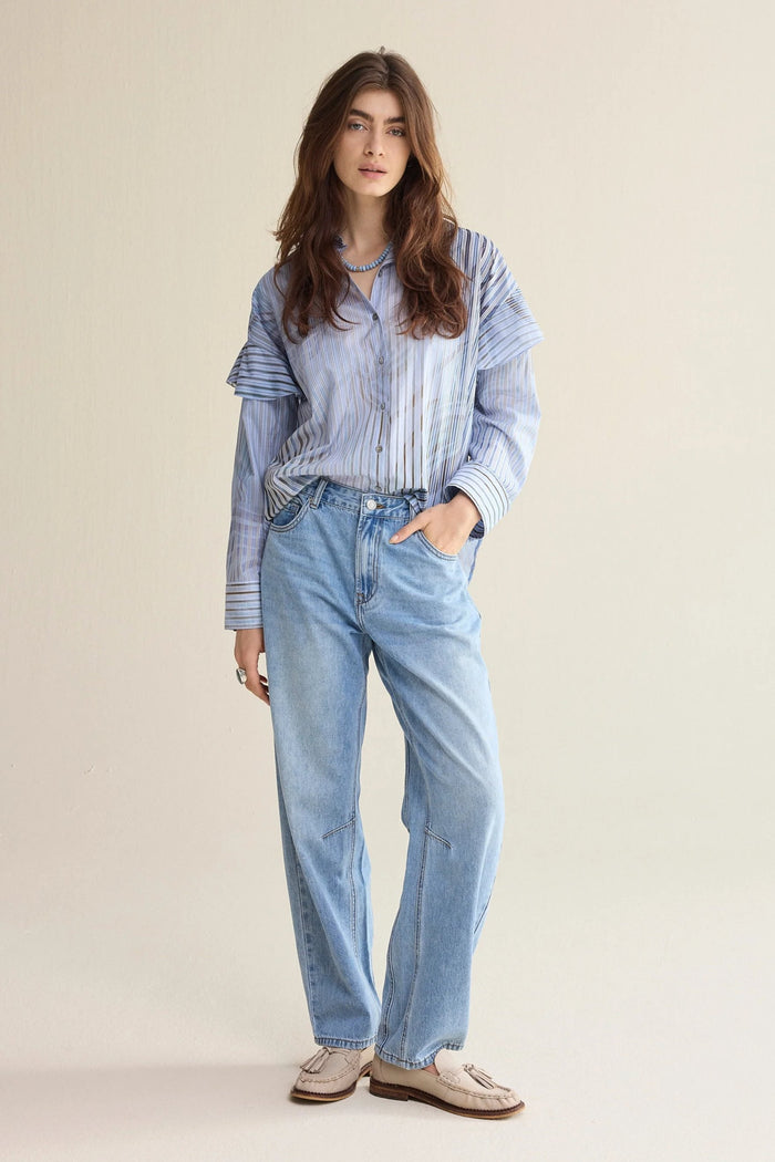 Blue Leaf Blouse