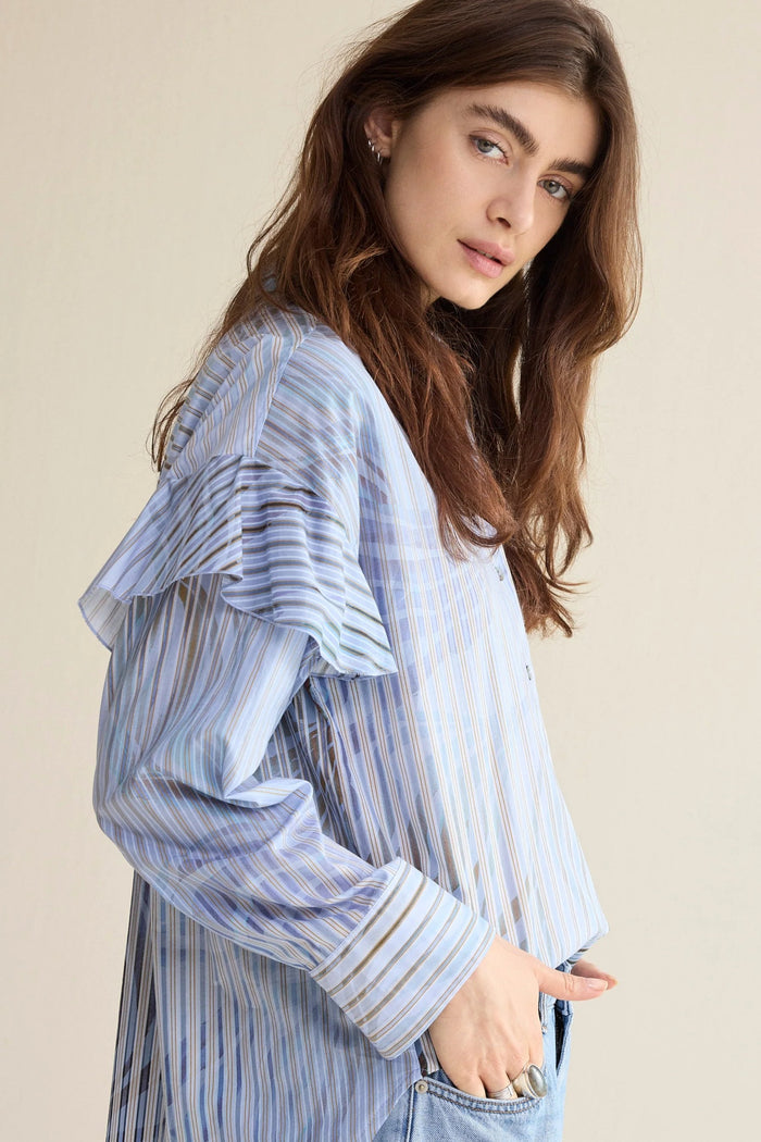 Blue Leaf Blouse