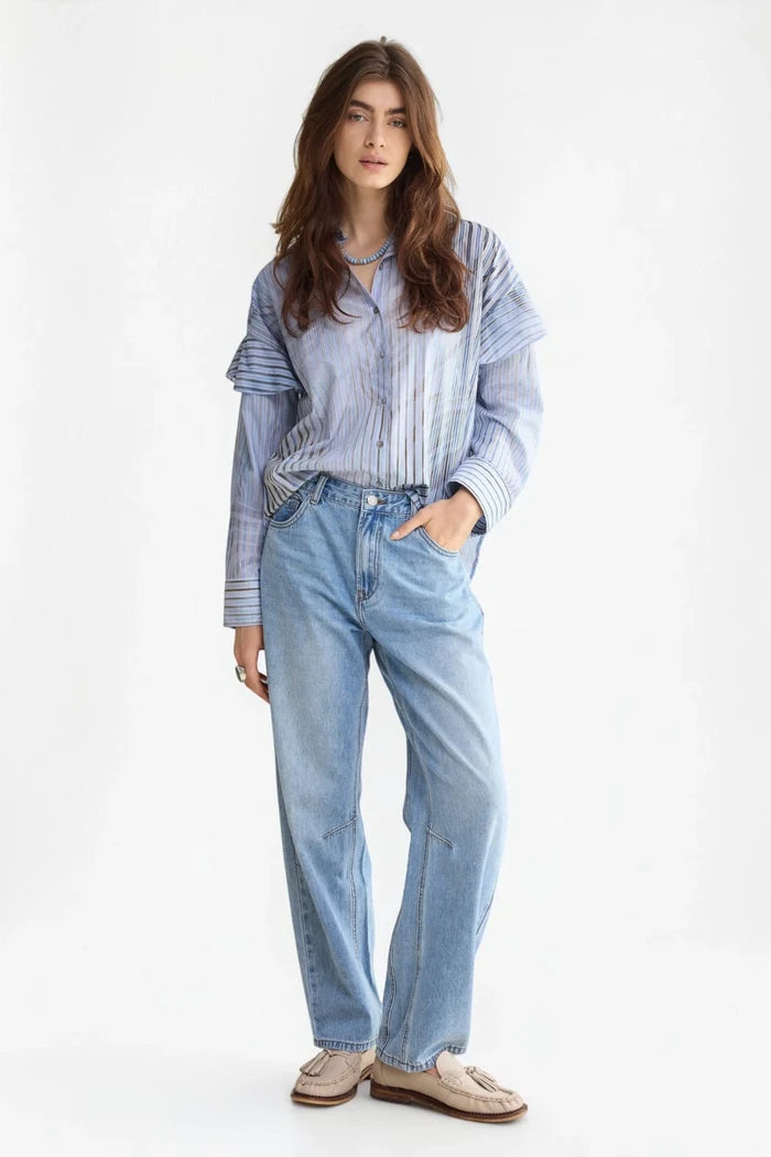 Blue Leaf Blouse