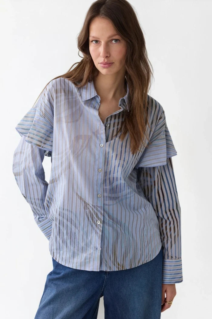 Blue Leaf Blouse