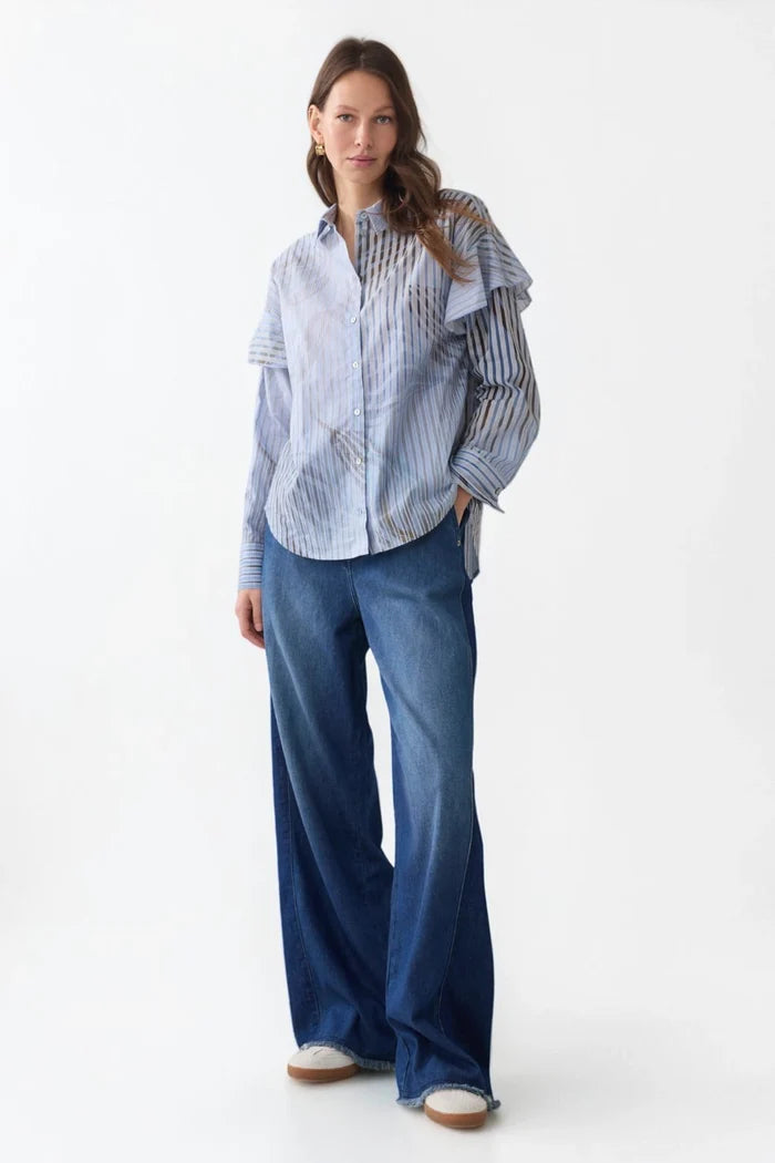 Blue Leaf Blouse