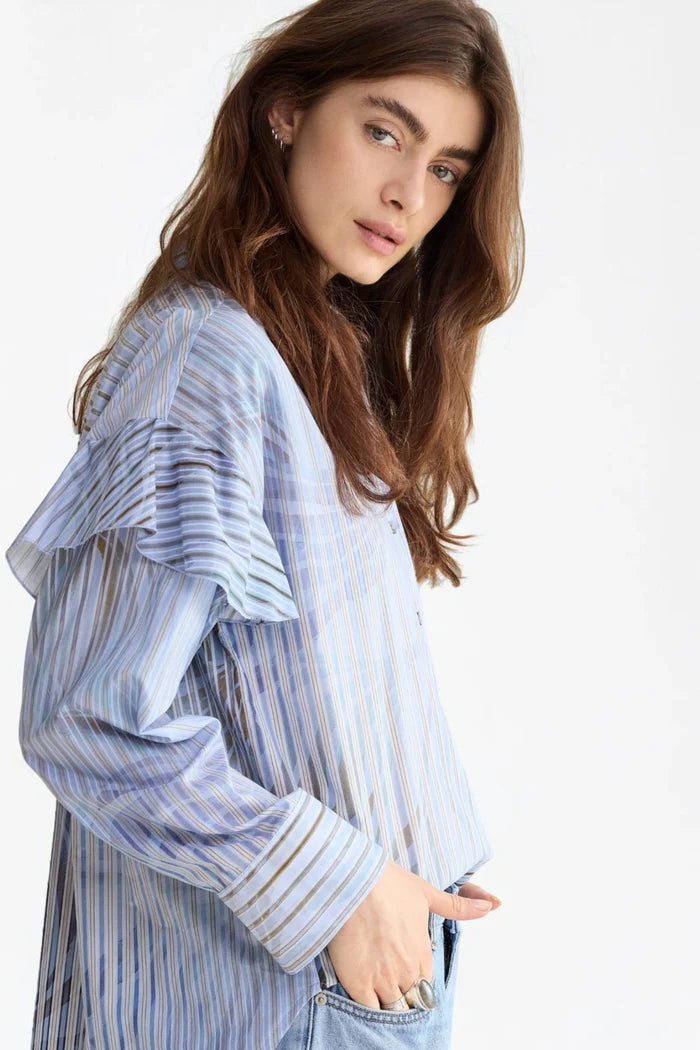 Blue Leaf Blouse