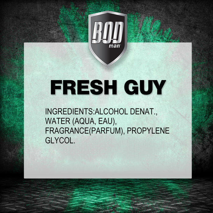 BOD Man Fragrance Body Spray, Fresh Guy, 8 fl oz