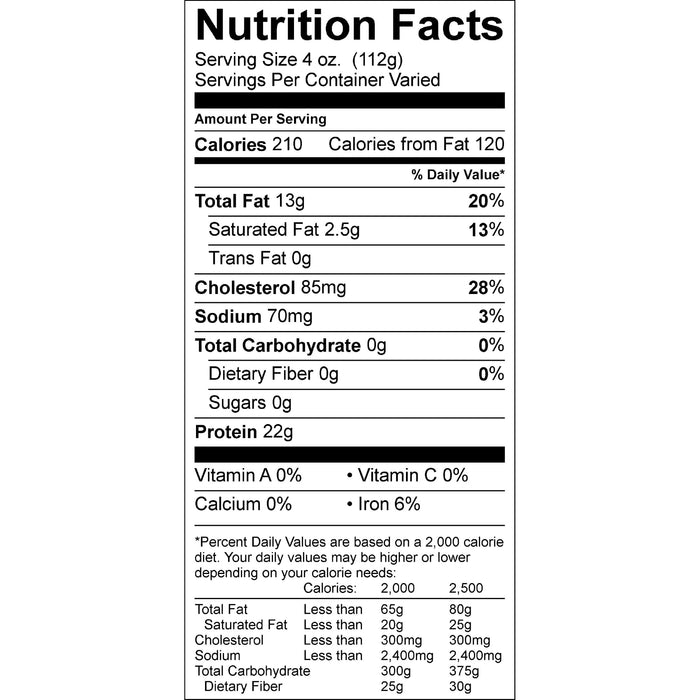 Boneless Pork Loin Country Style Ribs, 2.3 - 3.8 lb Tray