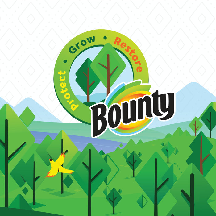 Bounty Paper Napkins, White, 400 Count