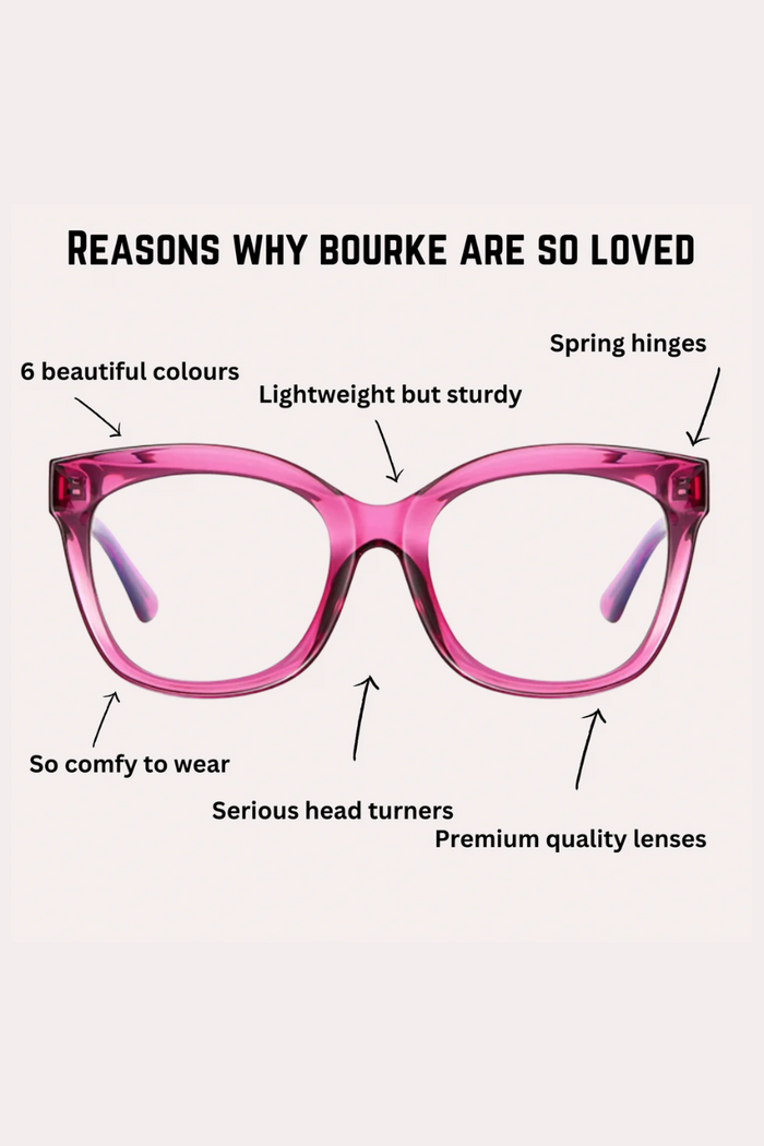 Bourke Reading Glasses | Black
