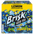 Brisk Lemon Iced Tea, bold lemon flavor, 12 fl oz, 24 Pack Cans