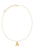 Bubble Initial Necklace | Gold