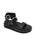 Burt Sandal | Black/White Welt