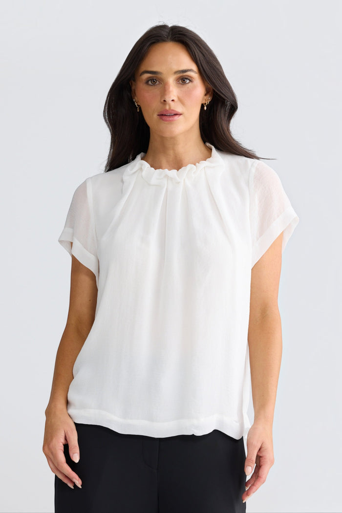 Carina Blouse | White