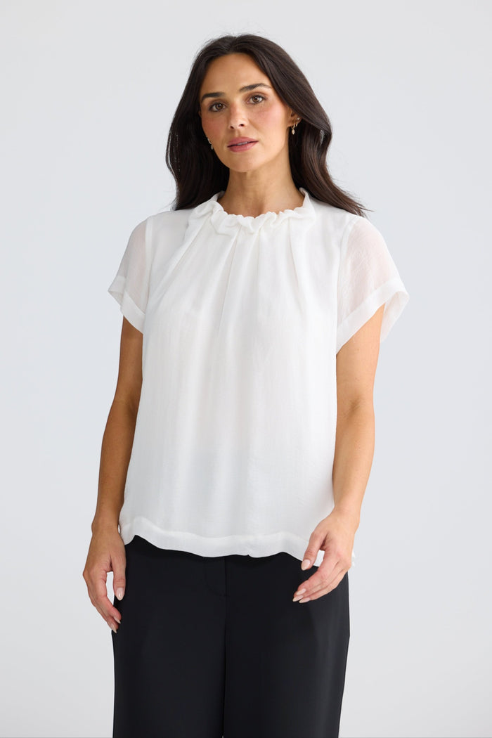 Carina Blouse | White