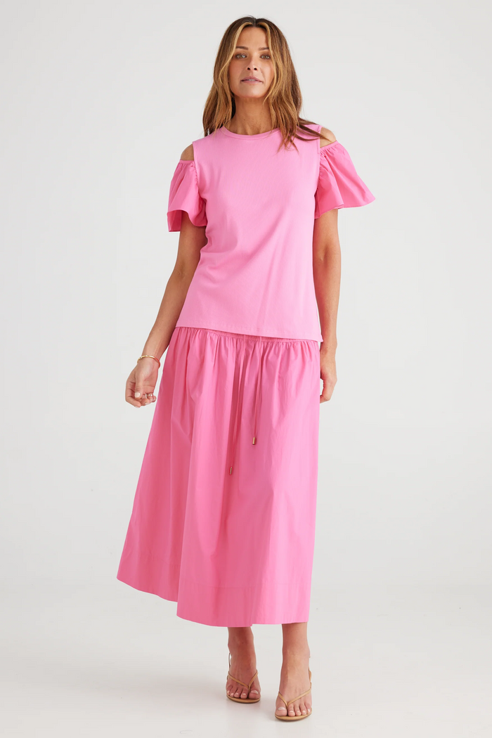 Caro Top in Hot Pink