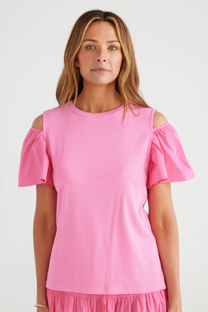 Caro Top in Hot Pink