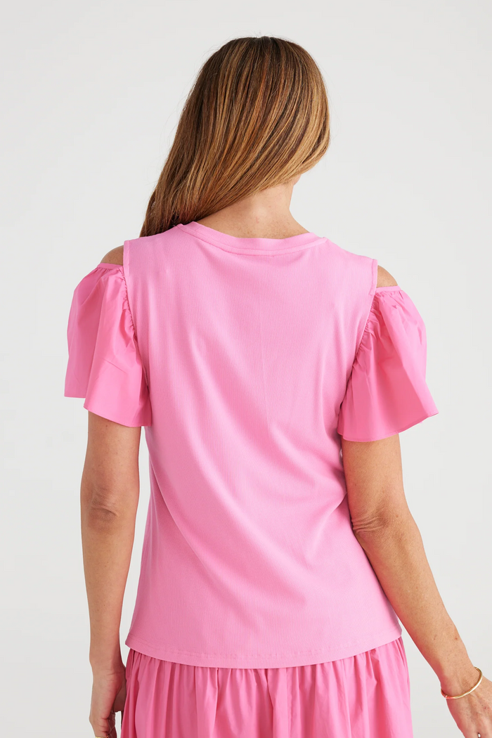 Caro Top in Hot Pink