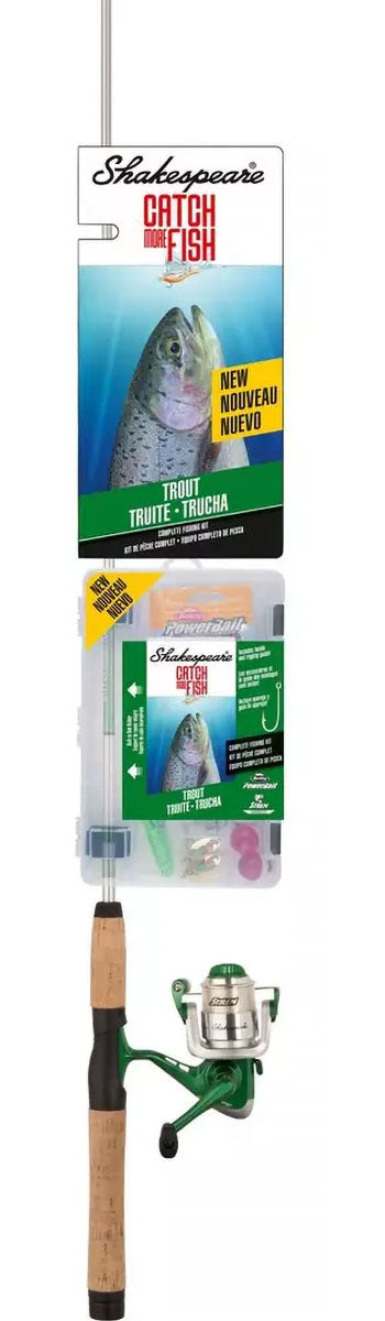 Catch More Fish Spinning Rod and Reel Combo - Trout - 2 pcs