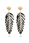 Cavallo Earrings in Black