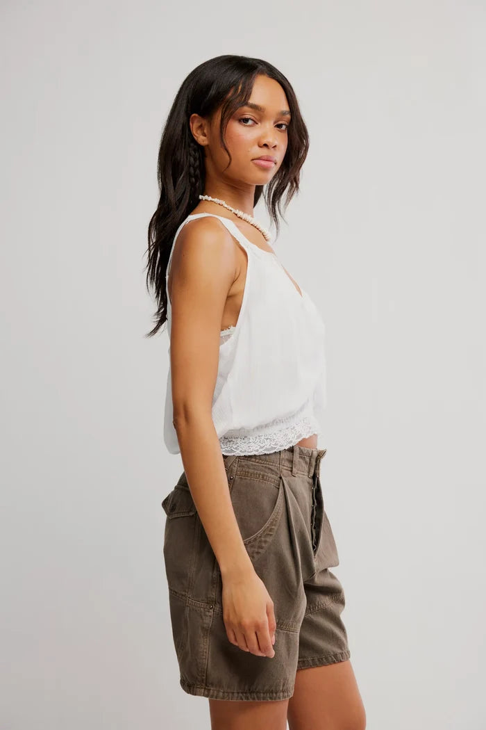 Celeste Tank | Clean Ivory