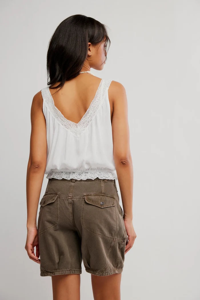 Celeste Tank | Clean Ivory