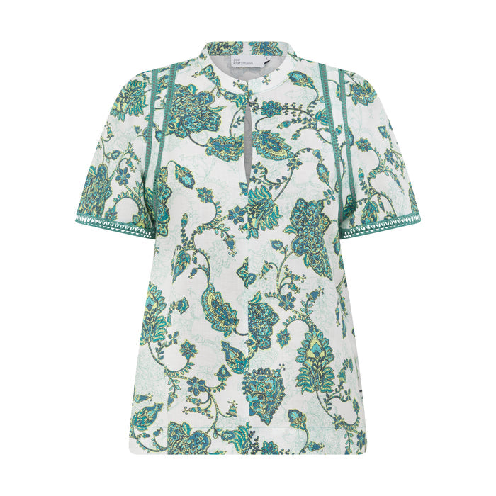 Charm Top | Garden Paisley