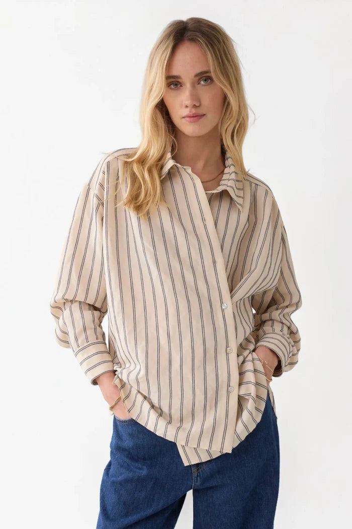 Chenille Stripe Blouse