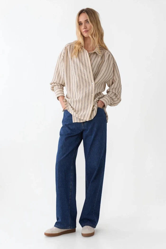 Chenille Stripe Blouse