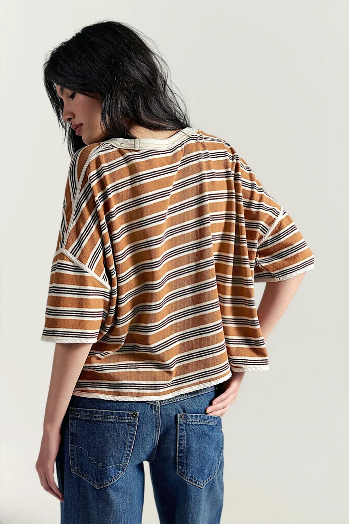 Clean Rugby Tee | Almond Combo