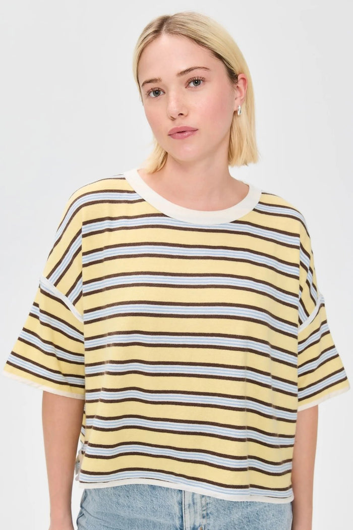 Clean Rugby Tee | Yellow Combo