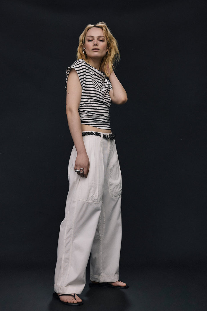 Clover Dropped Harem Trousers | Tofu