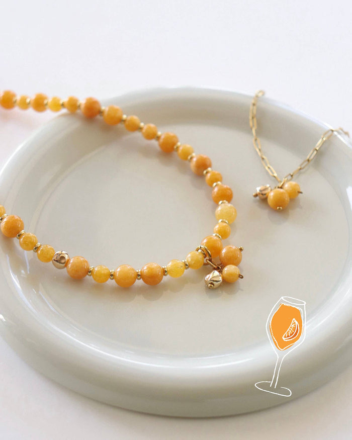 Cocktail Hour - Bracelet: Aperol / Bracelet 17-20cm