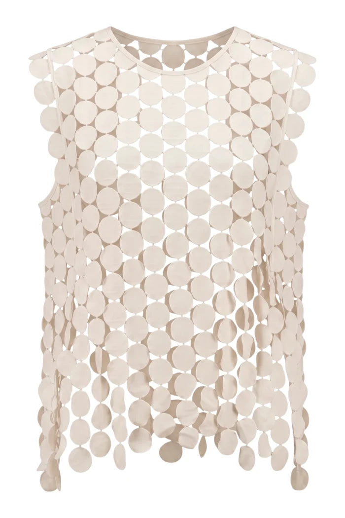 Coins Top | Cream