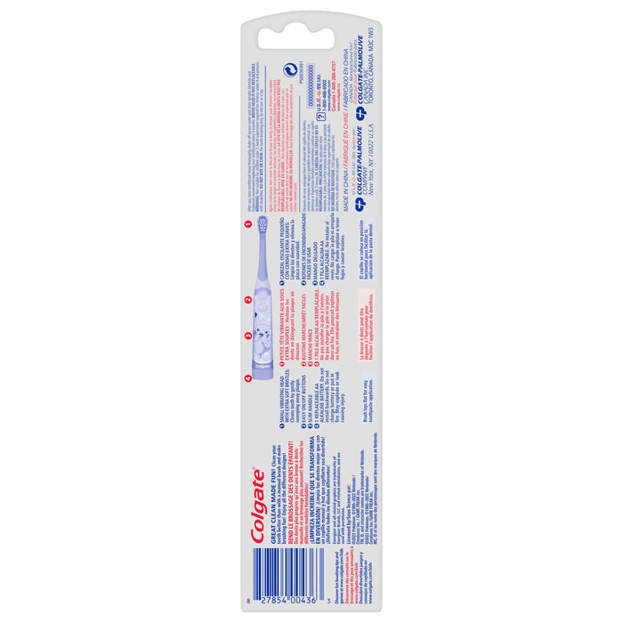 Colgate Kids Pokemon Battery Toothbrush, Extra Soft, Children 3+, 1 Pack