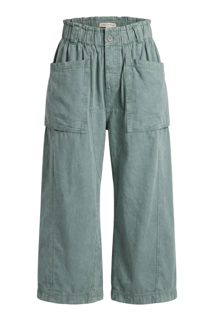 Costa Straight Harem Pants | Stormy Sea