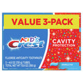 Crest Kids Cavity Protection Toothpaste, Sparkle Fun Flavor, 4.6 oz 3 Pack