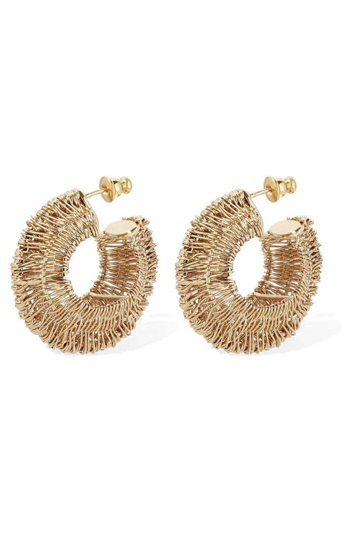 Crocus Hoop Earrings