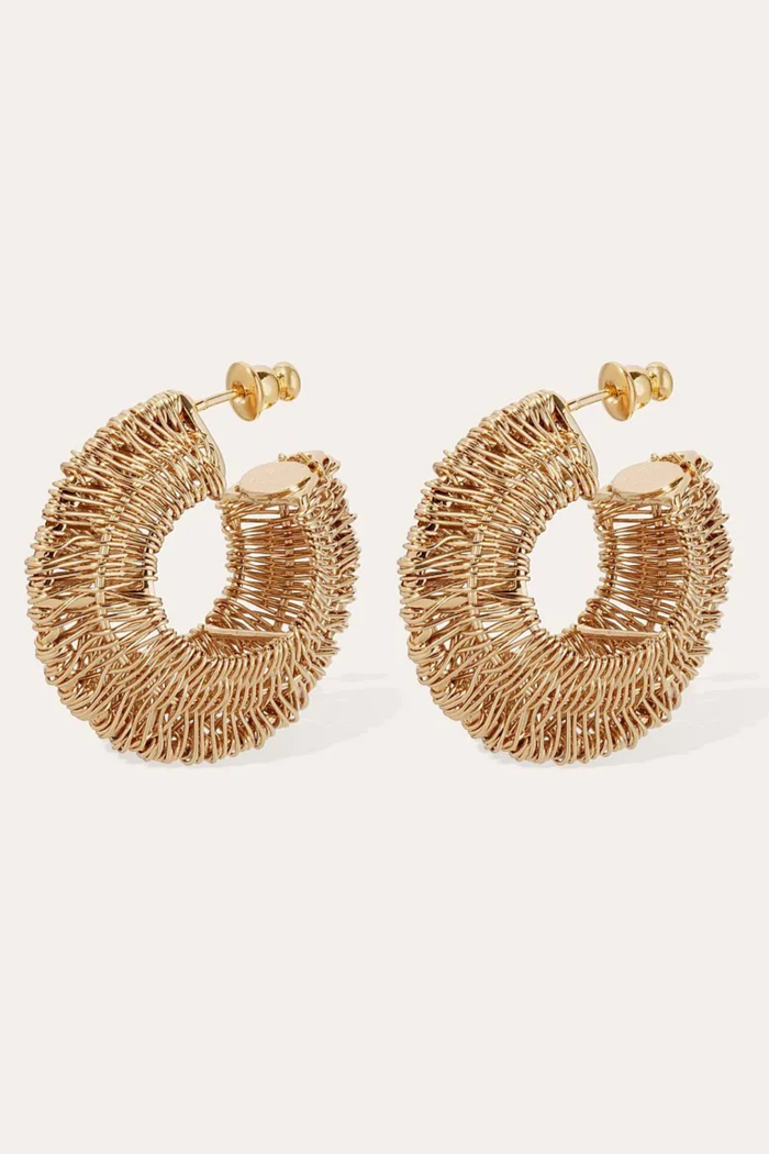 Crocus Hoop Earrings