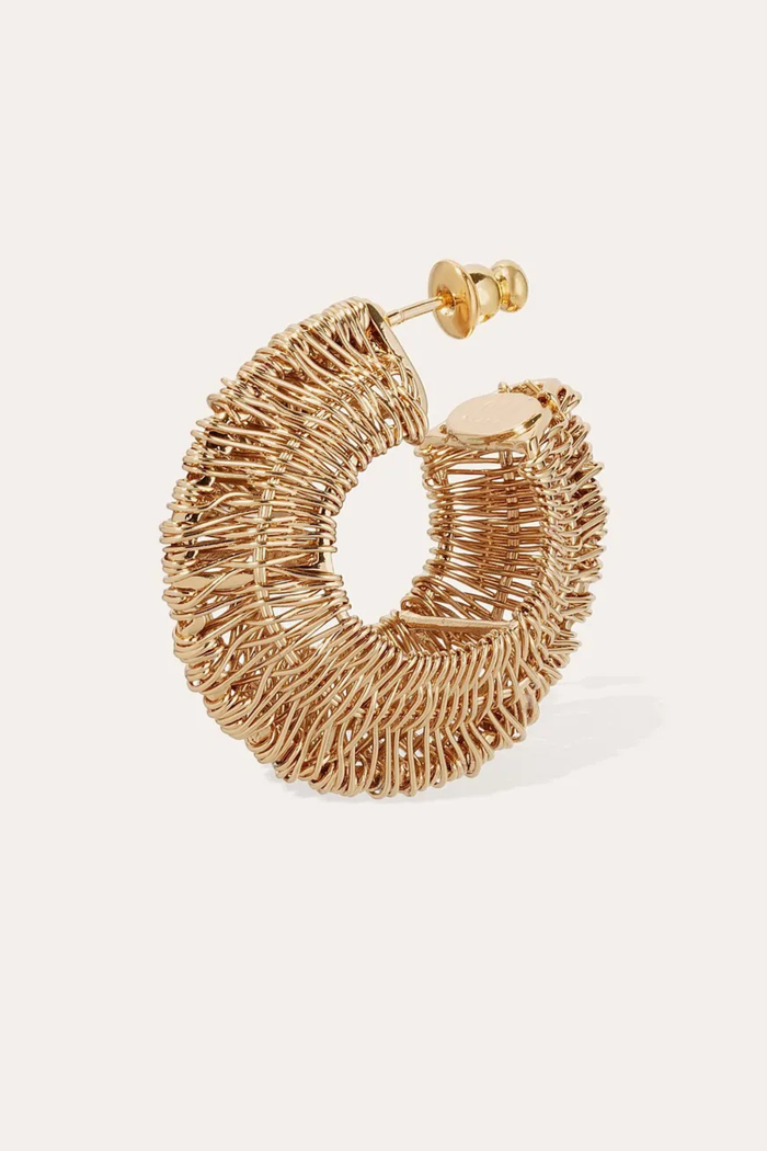 Crocus Hoop Earrings