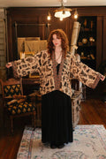 Curiosities Pixie Duster Crop Kimono w/ Whimsical Print