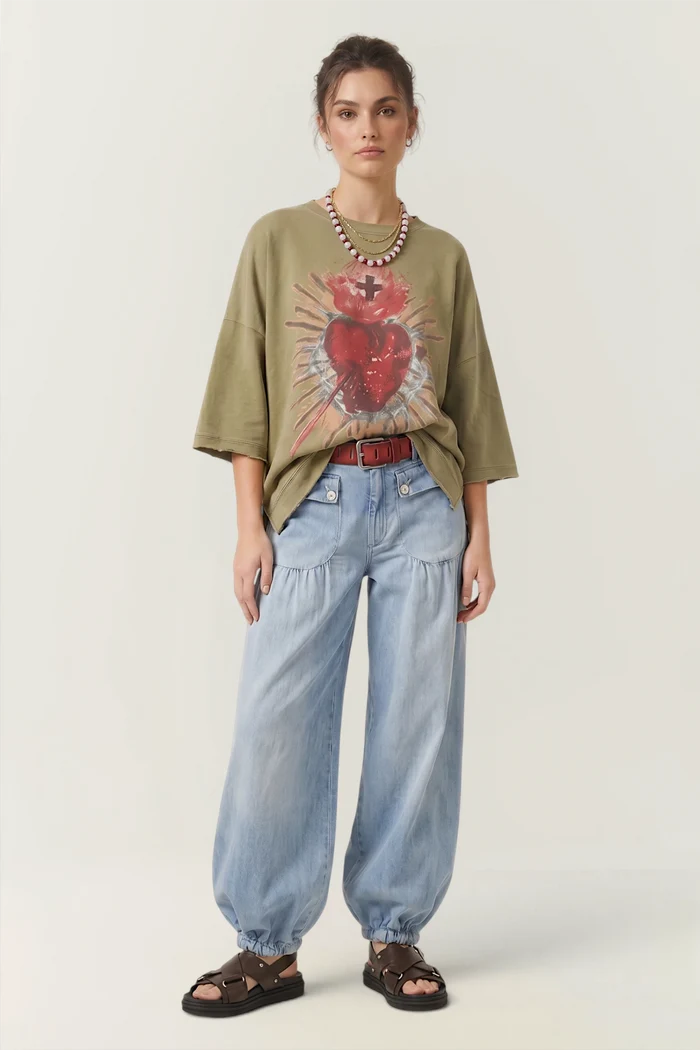 Dance With The Moon Sweatshirt | Olive Sacred Heart