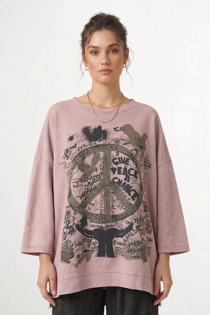 Dance With The Moon Sweatshirt | Peace Plum