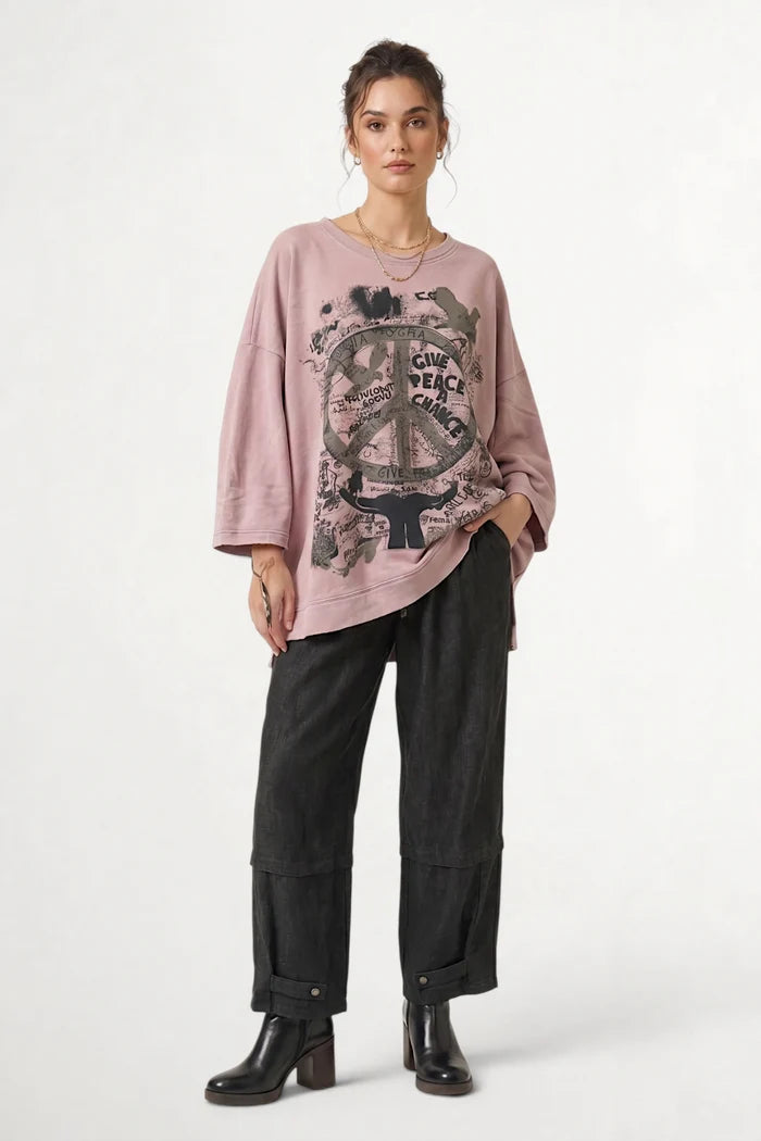 Dance With The Moon Sweatshirt | Peace Plum