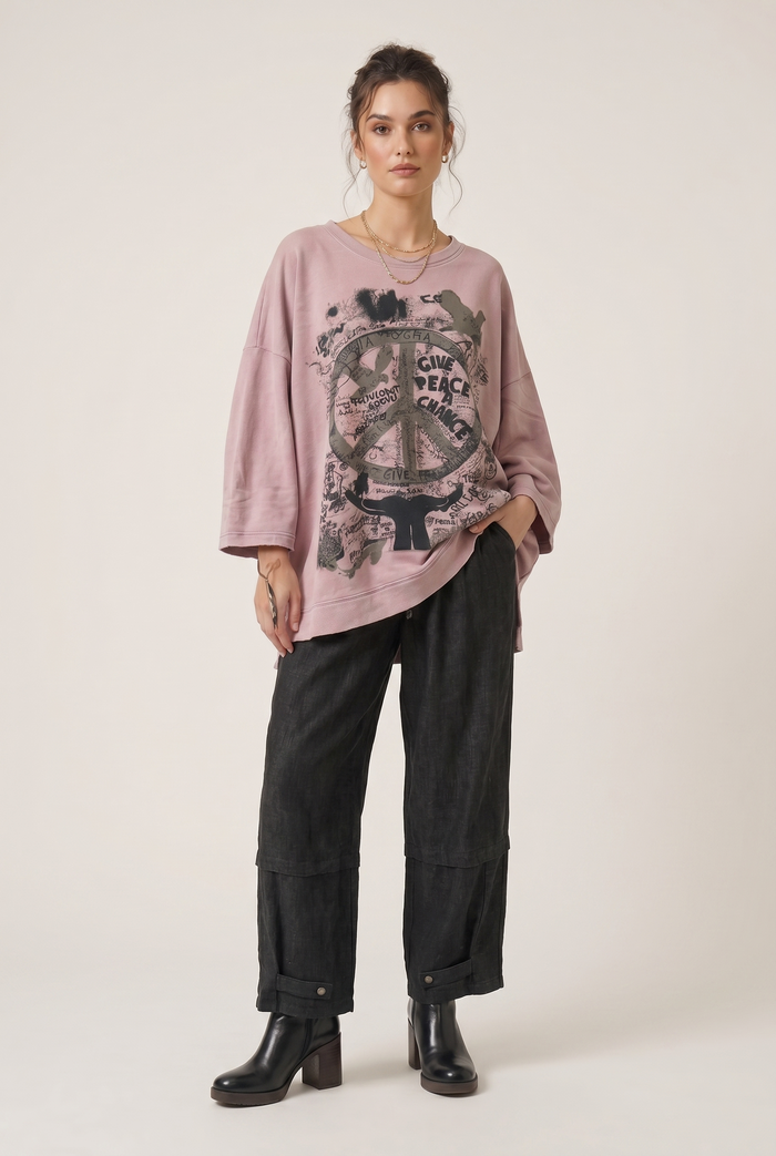 Dance With The Moon Sweatshirt | Peace Plum