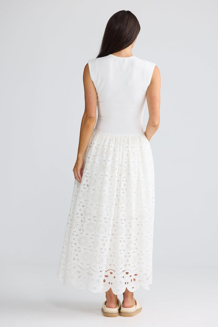 Daphne Dress | White